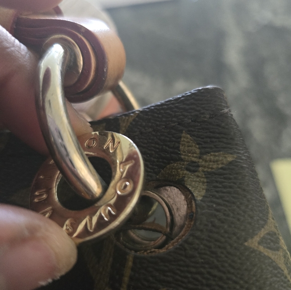 Louis Vuitton Dark Brown Monogram Shoulder Bag Women XLarge - Picture 14 of 16